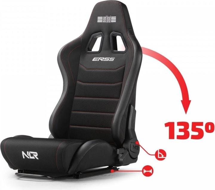 Actual product image Next Level Racing ERS5 Elite Reclining Seat - Fabric & Mesh Edition