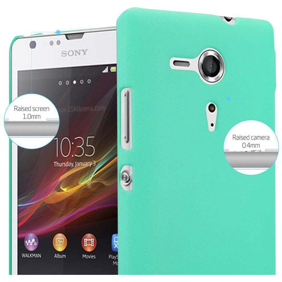 Thumbnail - Cadorabo Hard Cover Frosty Cover (Sony Xperia SP), Smartphone Hülle, Grün
