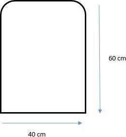 Productafbeelding Domoletti MIRROR HUNG SIMPLE C-EDGE 40X60 ARCHC