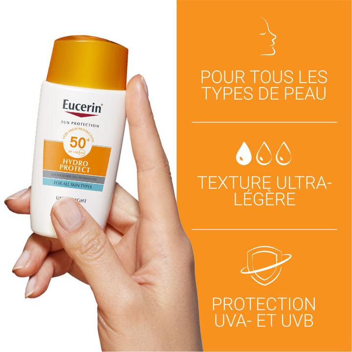 Produktbild Eucerin Hydro Protect (Sonnencreme Gesicht, SPF 50+, 50 ml)