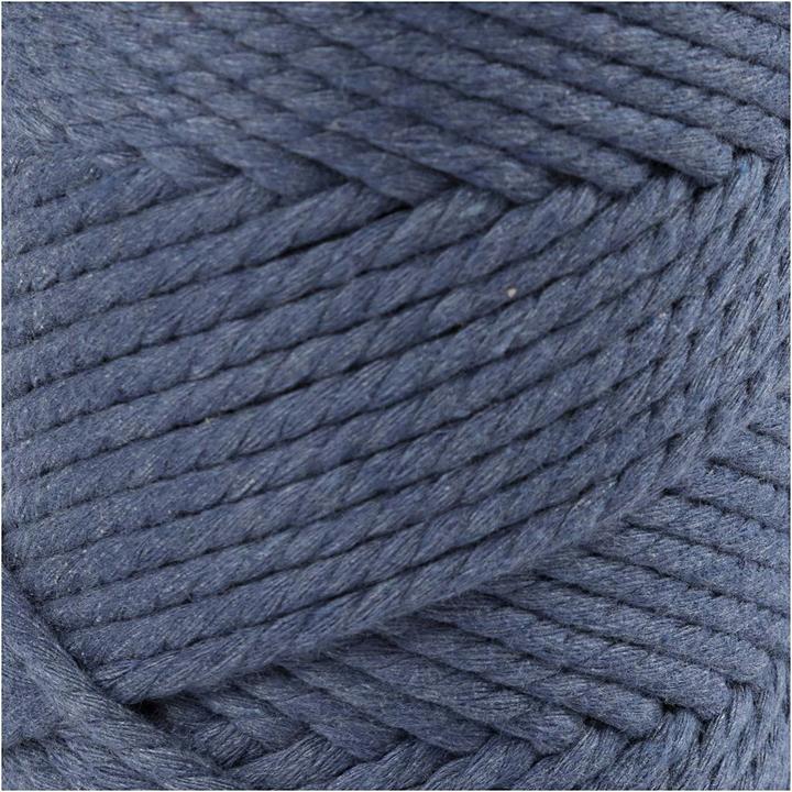Image du produit Creativ Company Fil de coton Macramé Cordon bleu (55 m)