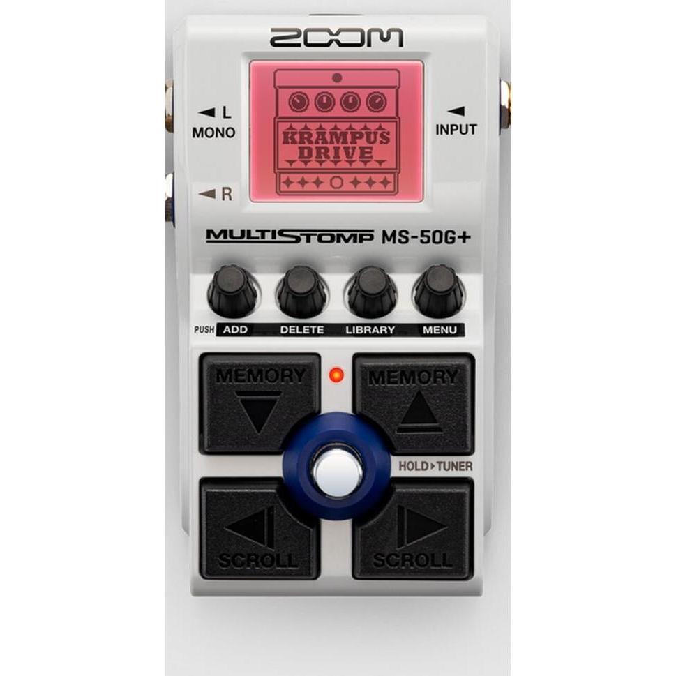 Zoom MS-50G+ (Gitarre), Effektpedal, Weiss, Schwarz