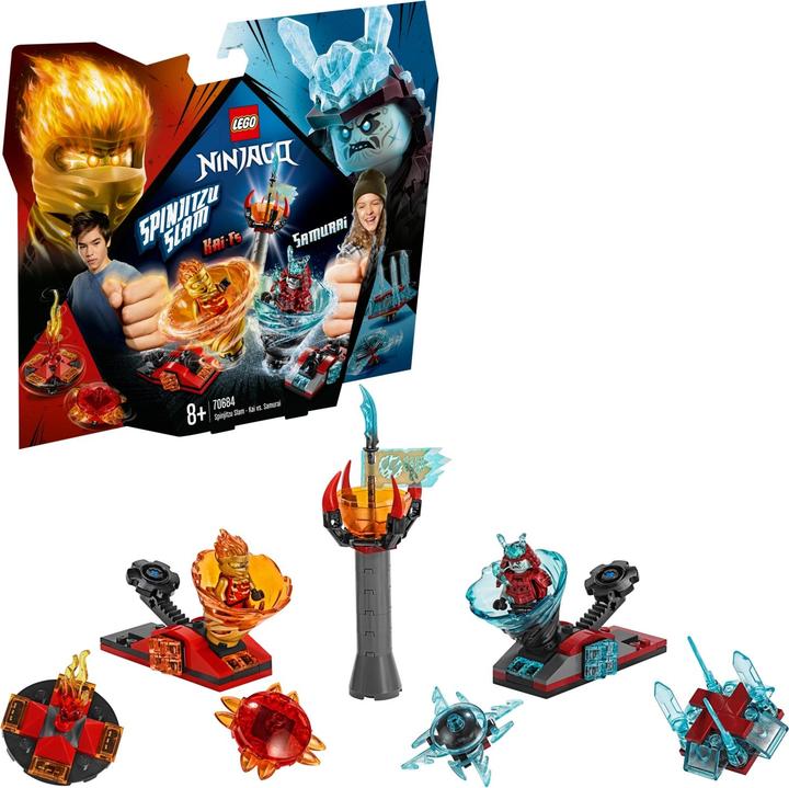 Produktbild LEGO Spinjitzu Slam Kai vs. Eis-Samurai (70684, LEGO Ninjago)