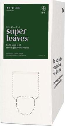 Attitude Handseife mit ätherischen Ölen EWG-geprüfte Inhaltsstoffe auf pflanzlicher und mineralischer Basis (Flüssigseife, 2000 ml)