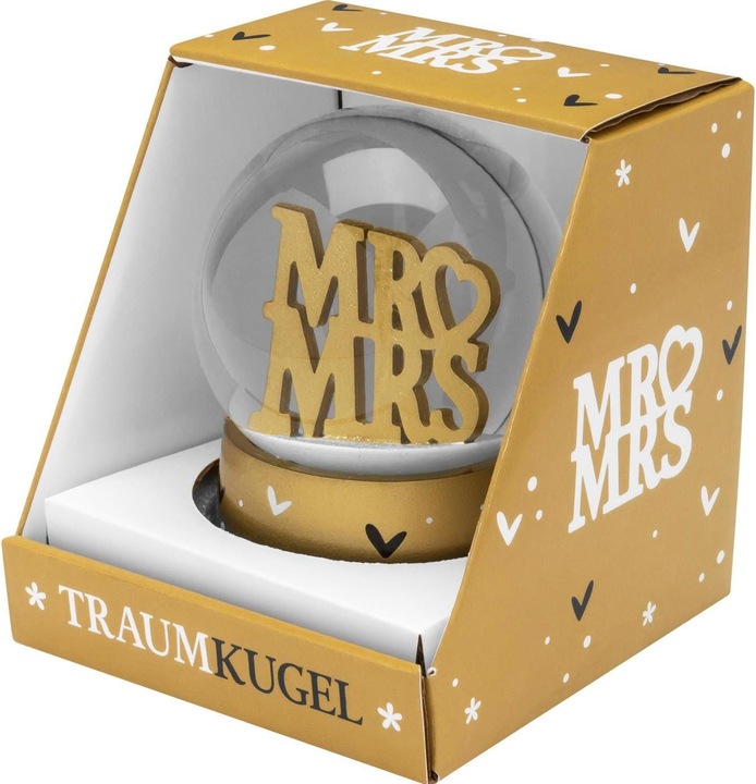 Produktbild Sheepworld Aufsteller Mr & Mrs Gold, 1 Stück (10 x 10 x 10 cm)