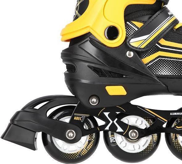 Immagine prodotto Nils Pattini a rotelle/pattini da hockey NH18190 2in1 nero-arancio - M (34-38) (34, 35, 36, 37, 38)