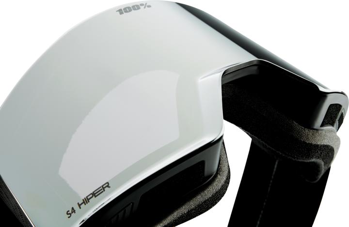 Image du produit 100% NORG HiPER Goggle Black/Silver