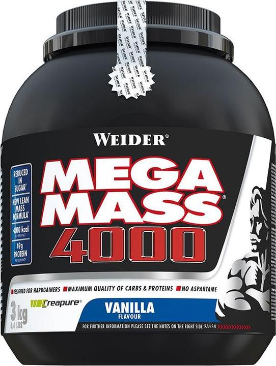 Weider Mega Mass 4000 (Vaniglia, 1 x, 3000 g)