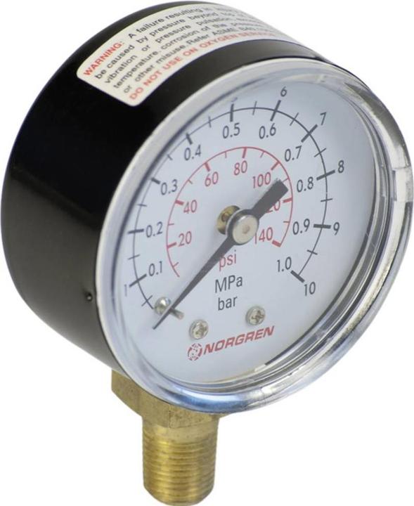 Produktbild Norgren 0 to 6 BAR Gauge, 50mm DIA, 1/8" BSPT