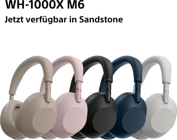 Immagine prodotto Sony WH-1000XM6 (ANC, 30 h, Cablato, Senza fili)