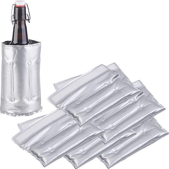 Image du produit Infactory Lot de 3 refroidisseurs de bouteilles avec fermeture velcro pour Ø 75 - 86 mm