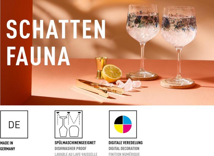 Immagine prodotto Ritzenhoff 2er-Set Gin-Kelch SCHATTENFAUNA (7 dl, 2x, Bicchieri di gin)