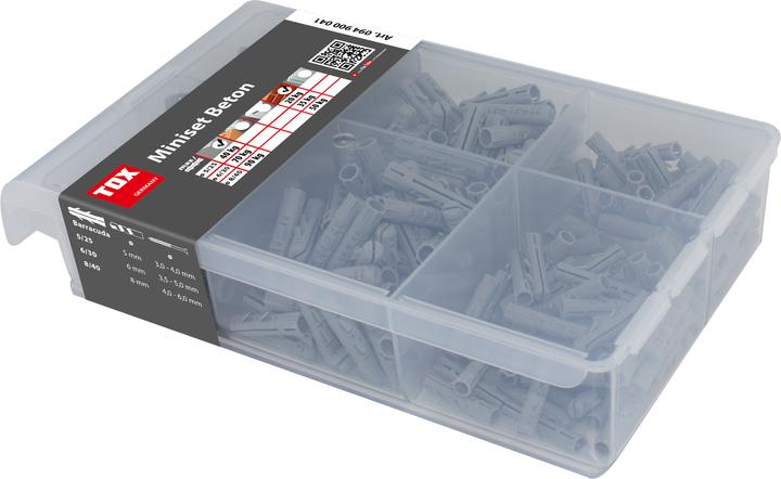 Actual product image Tox Standard-Sortiment Monteur Beton (136 pcs.)