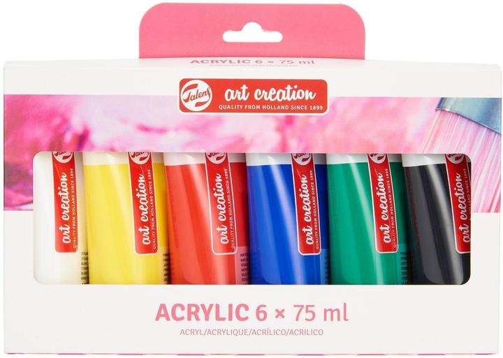 Talens Set di vernici acriliche da 6 (Multicolore, 75 ml)