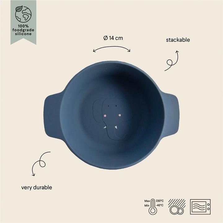 Image du produit Trixie Baby Bol en silicone - Mme Eléphant