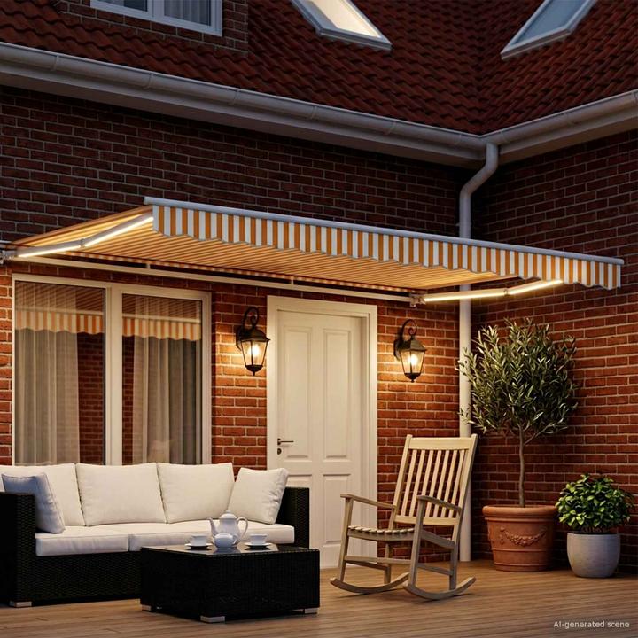 Produktbild vidaXL Manuelle Markise (3.50 m)