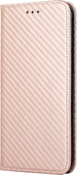 Produktbild Cover-Discount Galaxy A55 - Carbon Look Flip Case rosa (Samsung Galaxy A55)