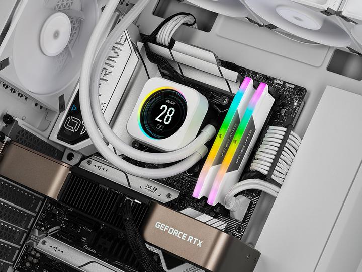 Image du produit Corsair Vengeance RGB (2 x 16GB, 5200 MHz, RAM DDR5, DIMM)