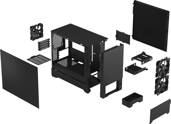 Actual product image Fractal Pop Mini Silent (mATX, Mini-ITX)