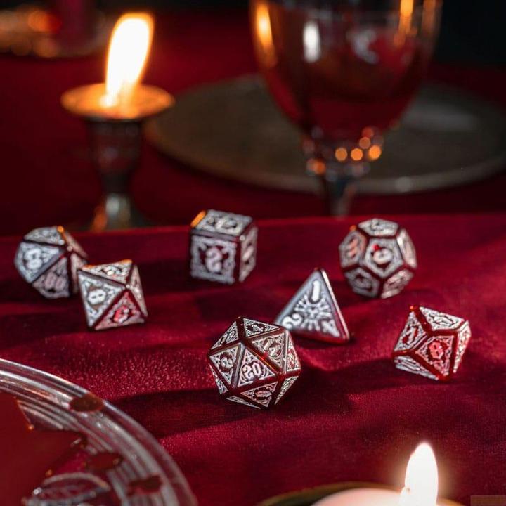 Actual product image Q Workshop Bloodsucker Dice Set: Scarlet