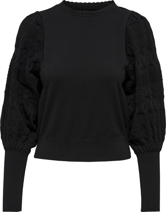 Only Ärmeldetail- Strickpullover (L)