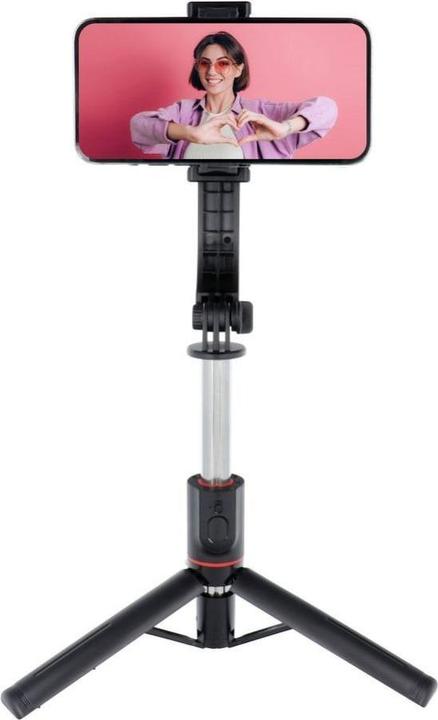 Produktbild OEM Stylus Selfie Stick mit drahtloser Fernbedienung Stativ SSTR-13 schwarz