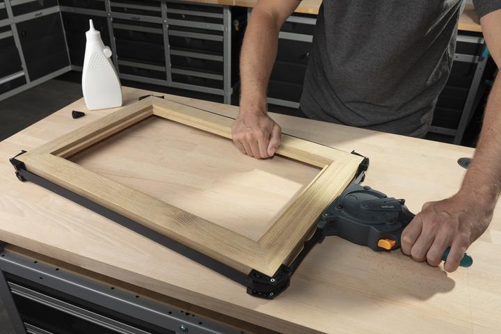 Produktbild wolfcraft 1 Einhand-Rahmenbandspanner 5m