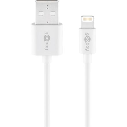 Produktbild Goobay Lightning USB Lade- und Synchronisationskabel (1 m, USB 2.0, 5 W)