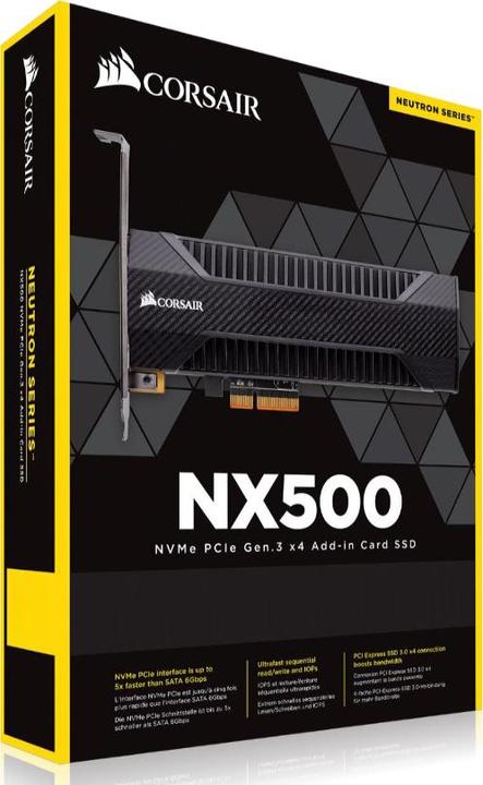 Actual product image Corsair SSD 800GB Neutron NX500, PCI-E (800 GB, PCI-Express)