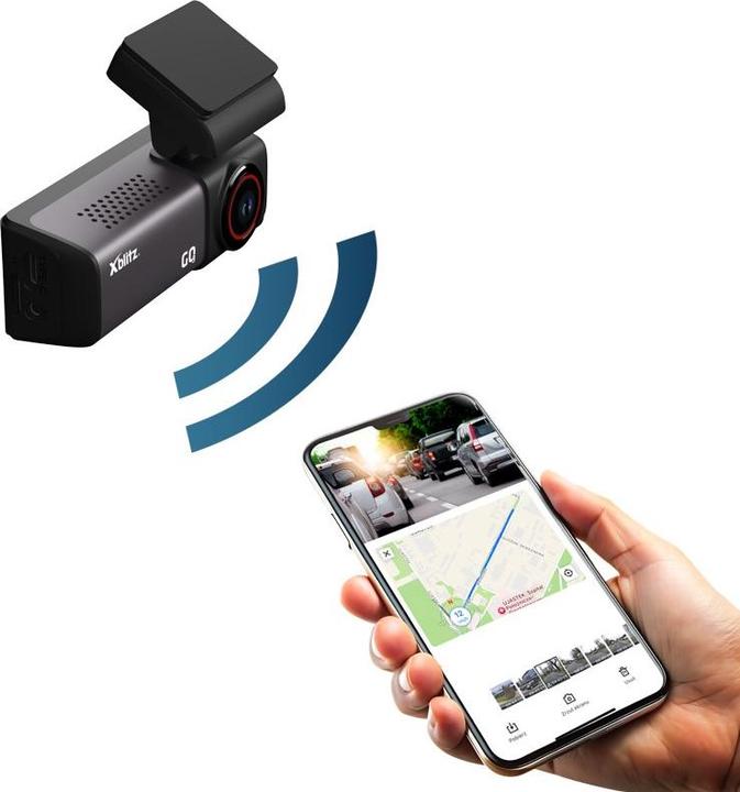 Produktbild Xblitz Kamera Samochodowa Go3 (Eingebautes Mikrofon, GPS-Empfänger, Eingebautes Display, UHD)