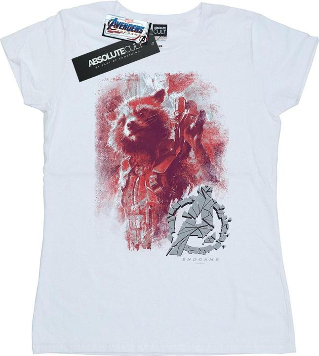 Immagine prodotto Maglietta donna/donna Avengers Endgame Rocket in cotone spazzolato (S)