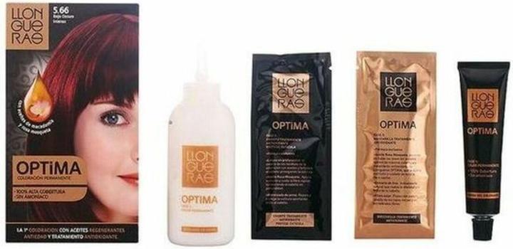 Image du produit Llongueras OPTIMA couleur de cheveux #5.66-deep intense red (5.66 Rouge intense profond)