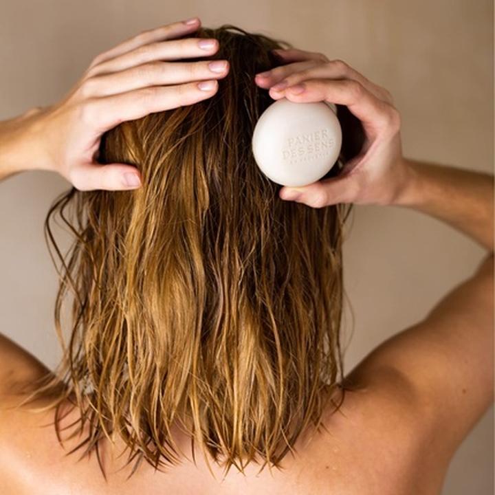 Actual product image Panier des Sens Shampoo solid grape (Solid shampoo, 75 g)