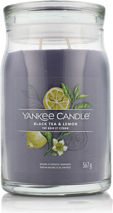 Produktbild Yankee Candle Duftkerze Black Tea & Lemon Signature Large Jar