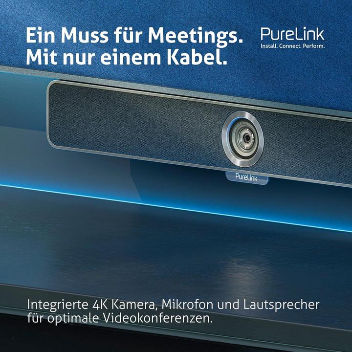 Actual product image Purelink Vuelogic - Huddle Space Videobar - VB200 - All-in-one 4K Camera, Microphone and Soundbar