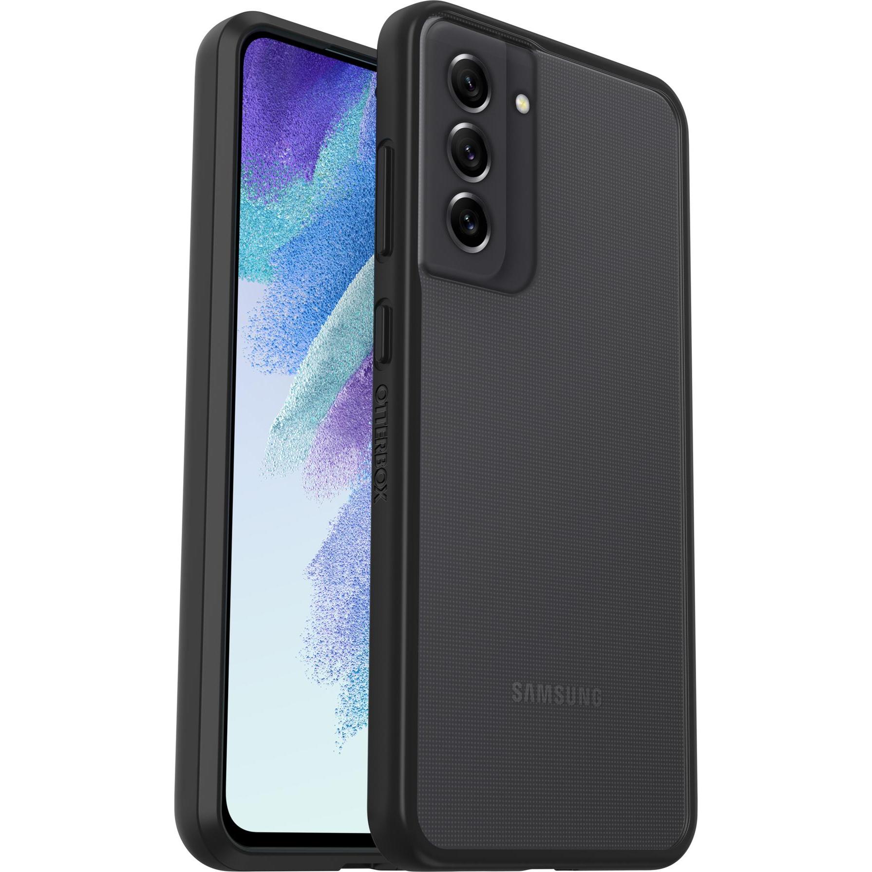 OtterBox React (Samsung Galaxy S21 FE 5G), Smartphone Hülle, Schwarz, Transparent