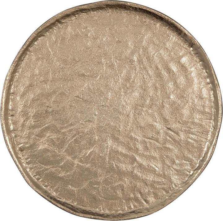 Produktbild Greengate Aluminiumteller gold medium 24,5cm (1 x, 24.50 cm)