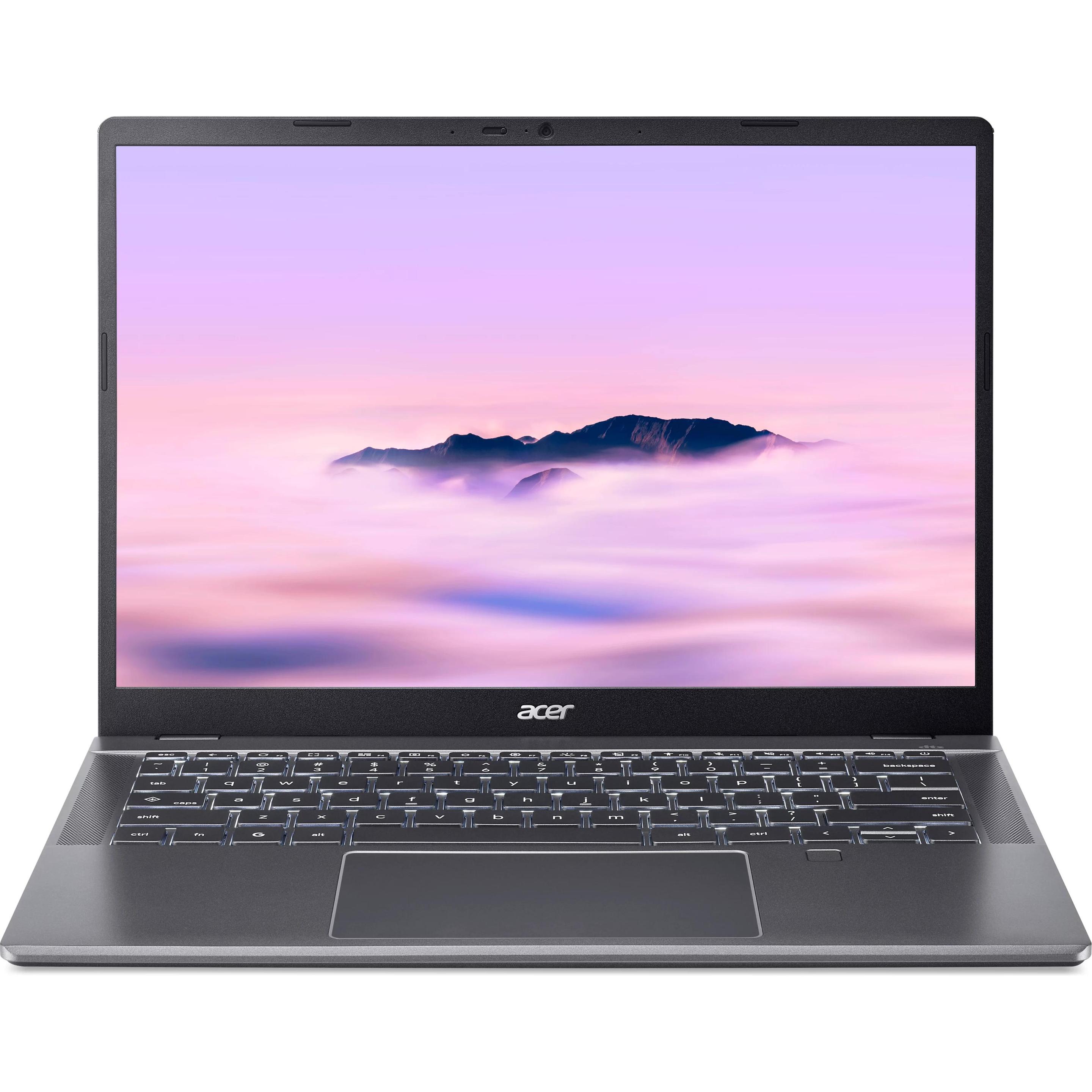 Acer Chromebook Plus 514 (14", 256 GB, 16 GB, DE, Intel Core 5 120U), Notebook, Grau