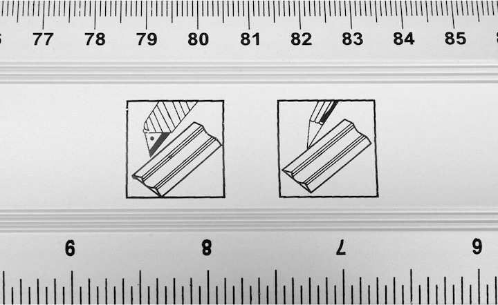 Actual product image Toya VOREL PRZYMIAR ALUMINIOWY 1000mm (100 cm)