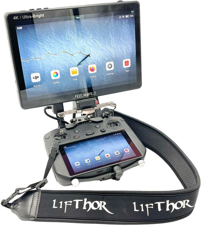 Actual product image Lifthor Monitor & Tripod Mount II for DJI RC