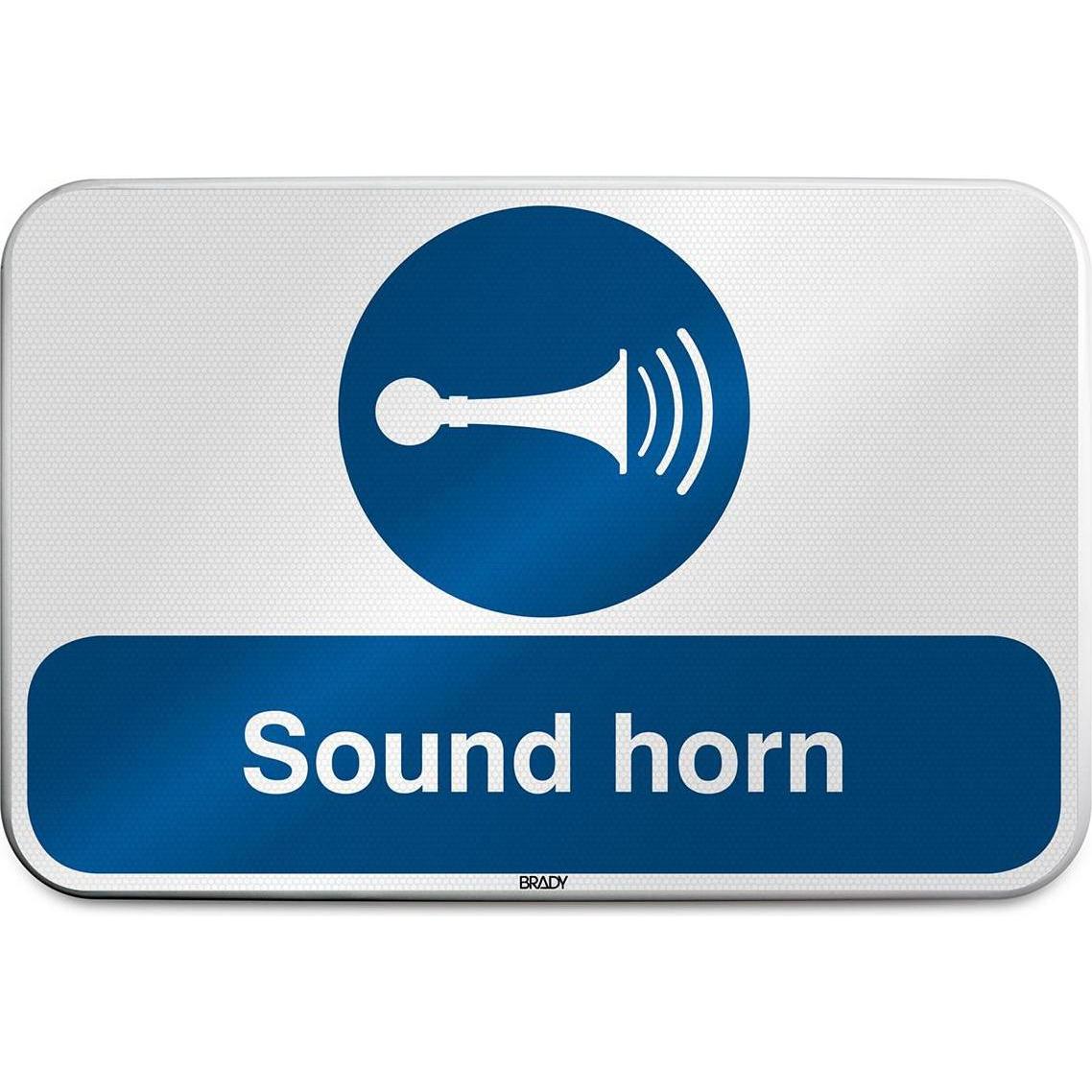 Brady, Etiketten, ISO Safety Sign - Sound horn