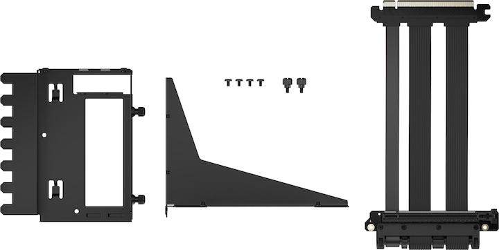 Actual product image Fractal Go Flex 2 PCIe 4.0 Bracket Kit Black
