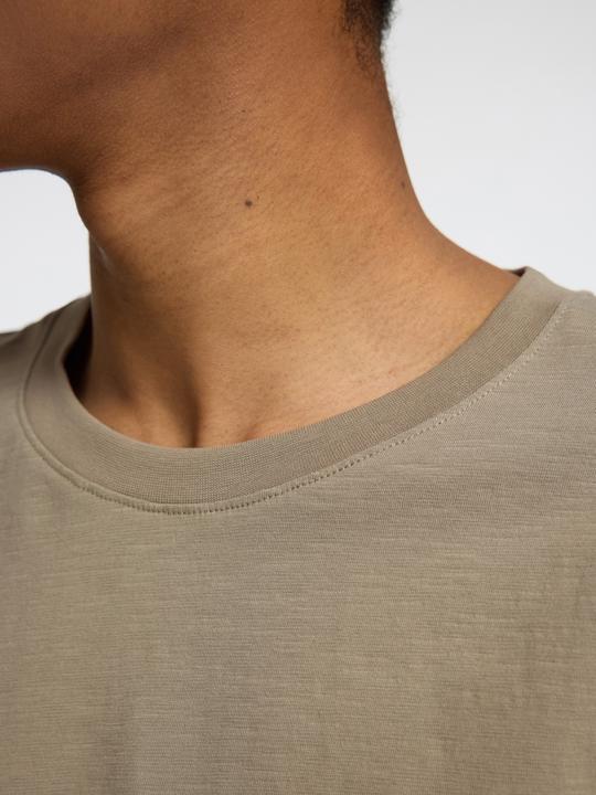 Image du produit Selected Homme T-shirt en coton filé flamme (XXL)