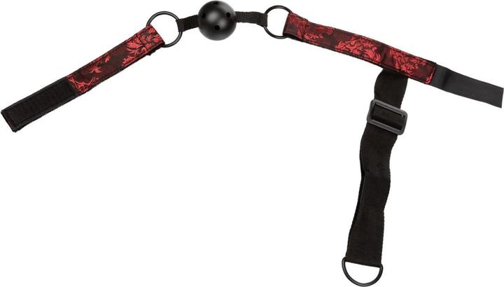 Actual product image CalExotics Breathable ball gag with handcuffs