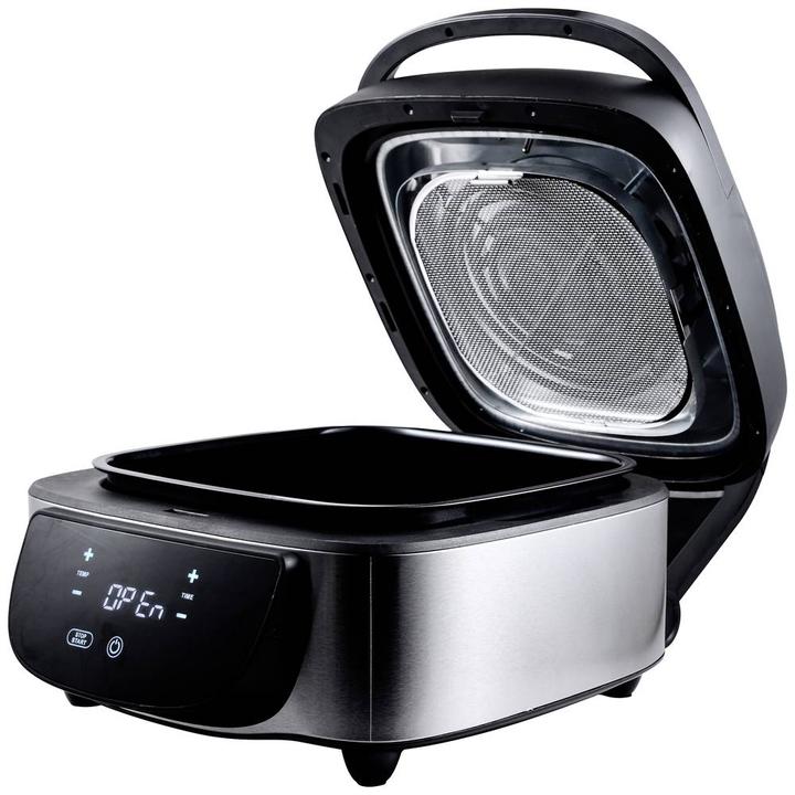 Actual product image MasterPRO Electric grill Non-stick coating, grill function, hot air function, with display Black