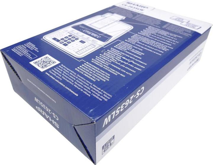 Immagine prodotto Sharp Tischrechner druckend CS-2635 LW 12 Stellen, schwarz/rot Druck (Corrente elettrica)