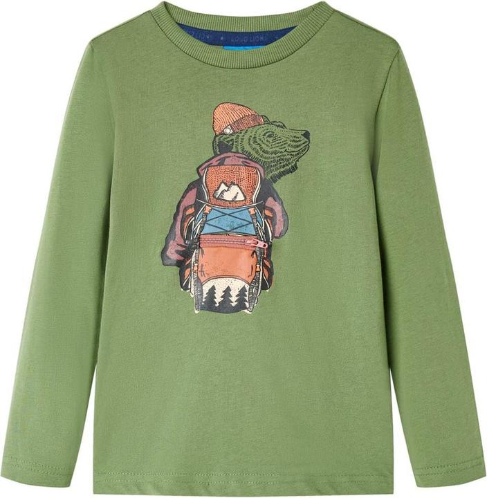 Immagine prodotto VidaXL Camicia da bambino a maniche lunghe Light khaki 104,Materiale: 100 (104)