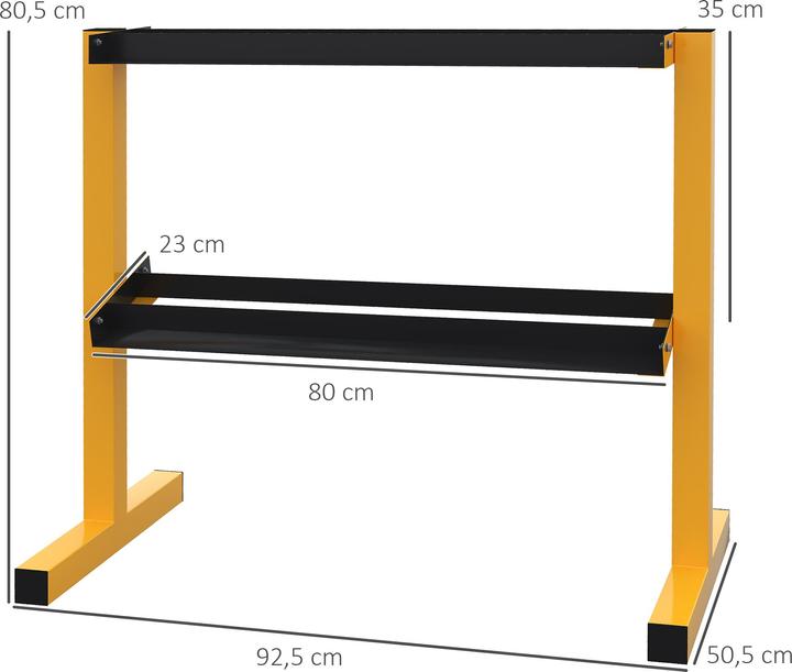 Actual product image SportNow Dumbbell rack with 2 steps