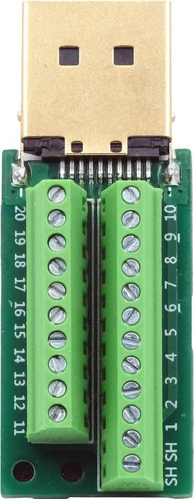 Image du produit Exsys Adaptateur DisplayPort Terminal Block (Bornier à 20 broches)
