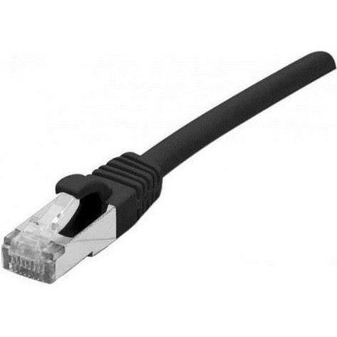 Exertis Connect Patchkabel CAT. 6, F/UTP, PoE, halogenfrei, schwarz, 5,0 m Geschirmtes Patchkabel mit Rastnasenschut (F/...